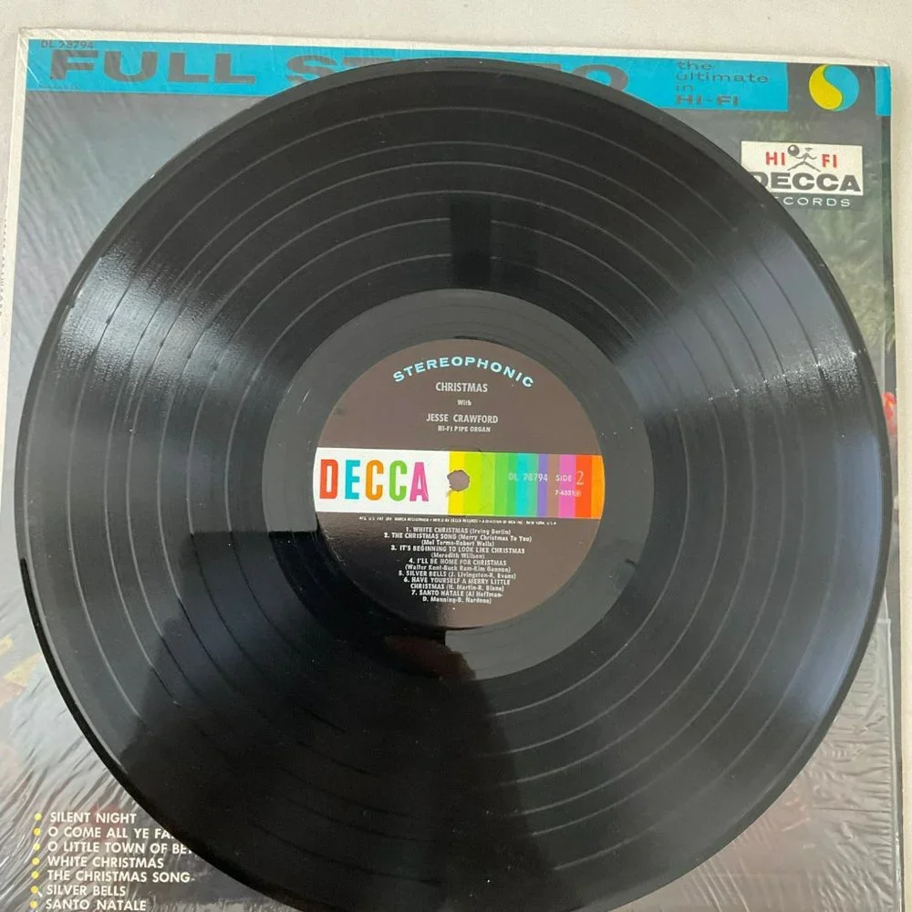 Jesse Crawford: Christmas Vintage Vinyl Record - Picture 7 of 9
